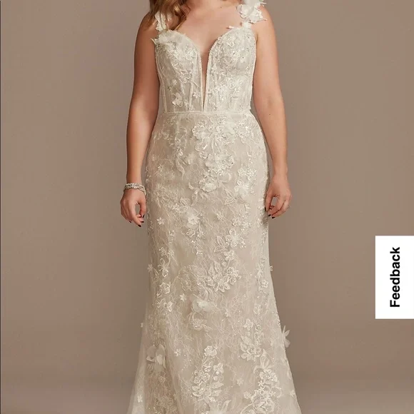 Galina Signature Sheath wedding dress🤍 - Picture 1 of 7